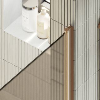 Душевая дверь MaybahGlass MGD-805-2 80см бронза