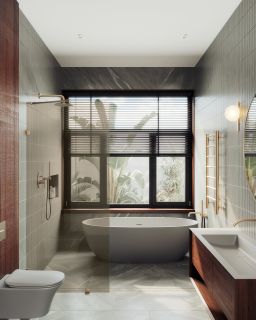 Душевая перегородка MaybahGlass MGD-262-3 79см бронза