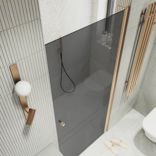 Душевая дверь MaybahGlass MGD-806-2 80см бронза