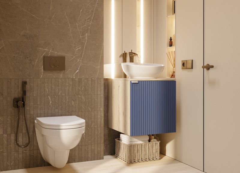 Раковина Sanita Luxe Art Сut WB.CT/Art/40-N.Cut/WHT.G/S1 40 см