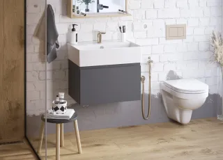 Раковина Sanita Luxe Novel Slim WB.FN/Novel/60-C/WHT.G/S1 60 см