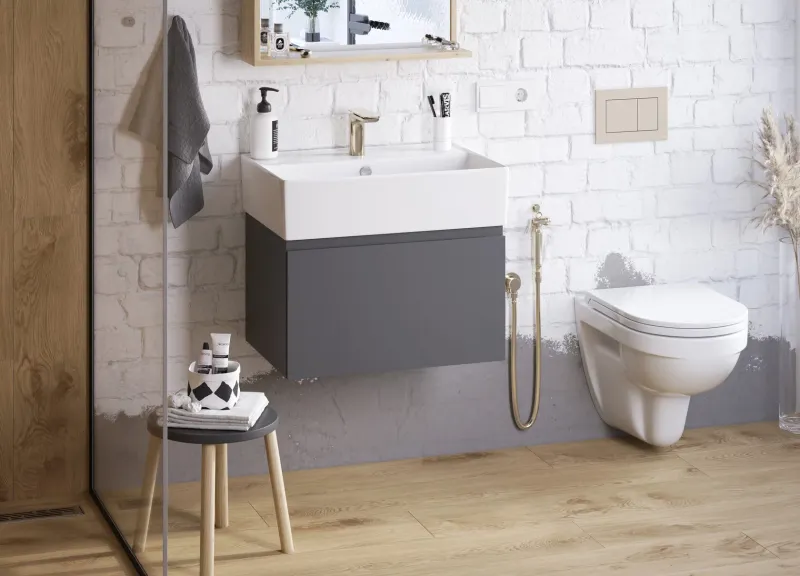 Раковина Sanita Luxe Novel Slim WB.FN/Novel/60-C/WHT.G/S1 60 см