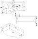 Акриловая ванна Bas Капри 170x80 см левая без гидромассажа