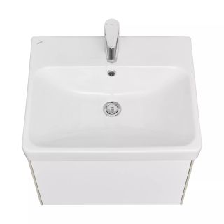 Тумба под раковину Акватон Асти 55см белый/ясень шимо 1A263101AXD70