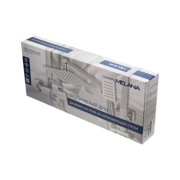 Душевая стойка Melana Tondo MELANA-610107 сатин
