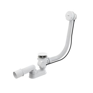 Слив-перелив для ванны AlcaPlast пластик 100см белый A51BM-100