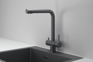 Смеситель для кухни Granula Kitchen Space 7011, ГРАФИТ МАТОВЫЙ