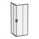 Душевой уголок Am.Pm Gem W90G-403-8080-BT 80x80 см без поддона чёрный матовый