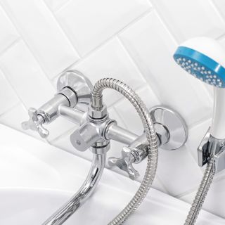 Смеситель для ванны с душем РМС SL143-143 хром