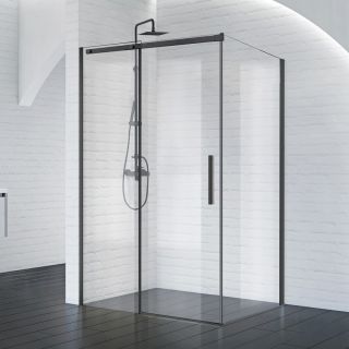 Душевой уголок BelBagno ACQUA-AH-1-130/90-C-NERO