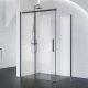 Душевой уголок BelBagno ACQUA-AH-1-140/90-C-NERO