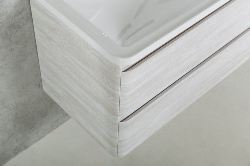 Тумба под раковину BelBagno подвесная 90x50см Rovere Vintage Bianco ACQUA-900-2C-SO-RVB