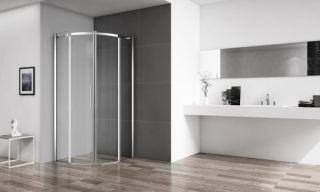 Душевой уголок BelBagno четверть круга хром ACQUA-R-2-90-C-Cr