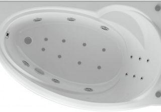 Акриловая ванна АКВАТЕК Бетта 160x97 см правая без гидромассажа