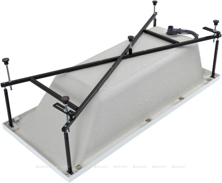 Акриловая ванна Aquanet Bright 347869 175x70 см с каркасом с боковой и фронтальной панелями