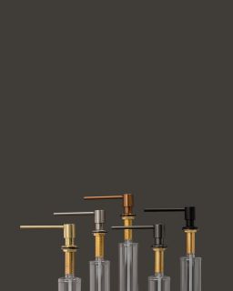 Дозатор для кухонной мойки AltroBagno Flusso 080501 Ni никель