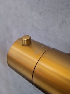 Душевая система с термостатом AltroBagno Metropoli 030425 OrSp матовое золото 