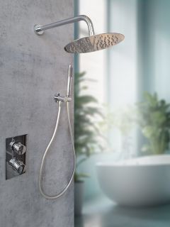 Душевая система с термостатом AltroBagno Unione 040407 Cr  хром