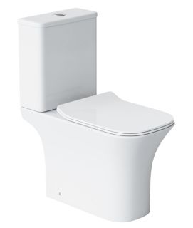 Унитаз-компакт Laguraty 1215 A безободковый белый