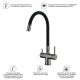 Смеситель для кухни Splenka S70.64.09 с подключением фильтра графит