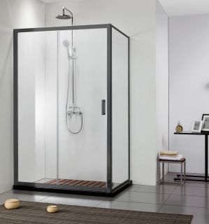 Душевая дверь Aquatek AQ ARI RA 10020BL 100см чёрный