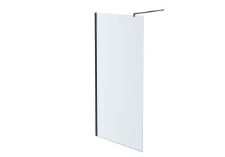 Душевая перегородка Aquatek Walk in с держателем AQ WIW 08020GM 80 см оружейная сталь