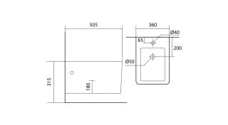 Биде подвесное Aquatek Либра AQ0506N-00 Белое