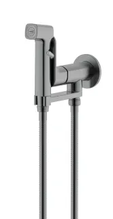 Гигиенический душ со смесителем Aquatek Альфа AQ1919BGM оружейная сталь