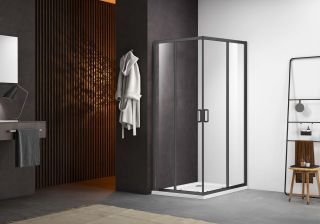 Душевой уголок Aquatek AQ ARI KV 09020GM 90x90 см оружейная сталь