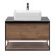 Тумба под раковину Aquanika Loft AQLO805550BRU104 80 см древесный аттик