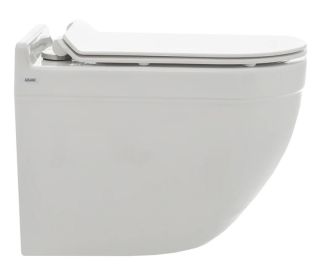 Подвесной унитаз AQUAme AQM2006 безободковый белый глянцевый