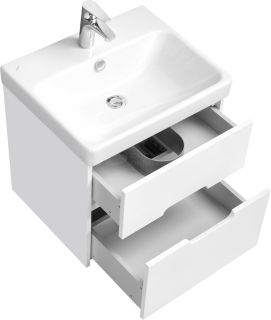 Тумба для комплекта AQUATON Оливия 55 белая матовая