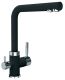 Смеситель для кухни Florentina Арес с подключением под фильтр чёрный