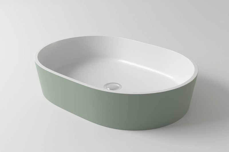 Раковина Holbi Ariel 55см белый/цветной матовый 1.02.011.11.2