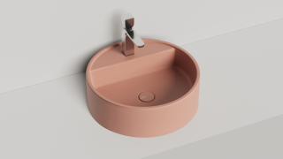 Накладная раковина Salini Armonia Top 02 S-Stone 130126MRF 45см RAL полностью