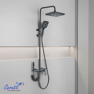 Душевая стойка Ceruttispa ARRIGO  графит