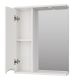 Зеркальный шкаф с подсветкой Misty Атлантик левый 60см белый