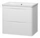 Подвесная тумба под раковину Misty Атлантик 70 см белый