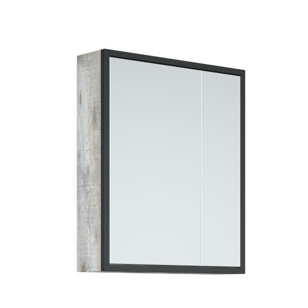 Зеркало-шкаф Corozo Айрон 70см антик/чёрный SD-00000280