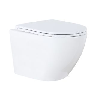 Сет AZARIO Grado N AZ-8010-1000+AZ-8200-0012+AZ-0046N инсталляция с панелью смыва, унитаз с сиденьем микролифт, белая клавиша смыва