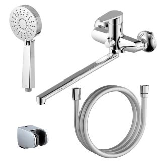 Смеситель AZARIO CASTELO AZ-VJC138274C  для ванны с ручным душем