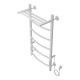 Полотенцесушитель электрический AZARIO VERONA AZ04848PW 400/800 5 секций, с полкой, тен справа, белый