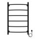 Полотенцесушитель электрический AZARIO VERONA AZ04858B 500/800 6 секций, диммер справа, черный