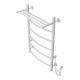 Полотенцесушитель электрический AZARIO VERONA AZ04858PW 500/800 5 секций, с полкой, диммер справа, белый