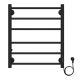 Полотенцесушитель электрический AZARIO PARMA AZ10856B 500/600 6 секций, тен справа, черный