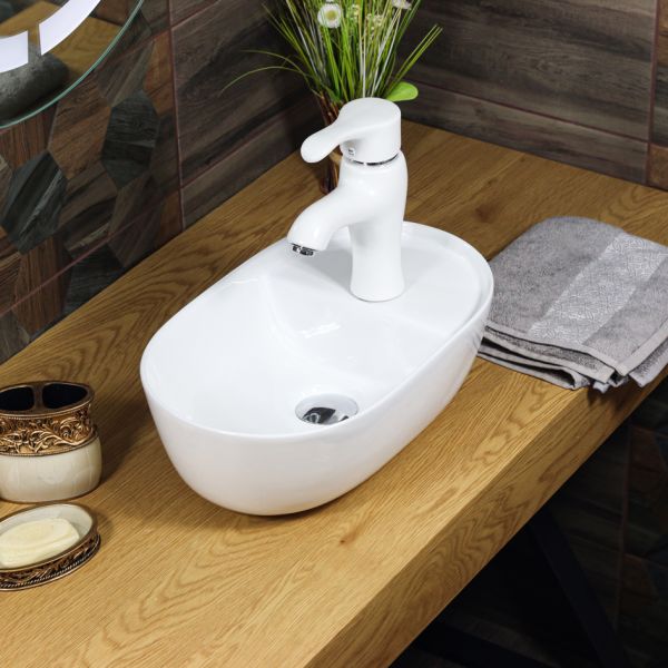 Накладная раковина Melana 78352-805 42см белый