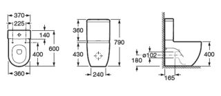 Бачок для унитаза Roca Meridian-N 341242000