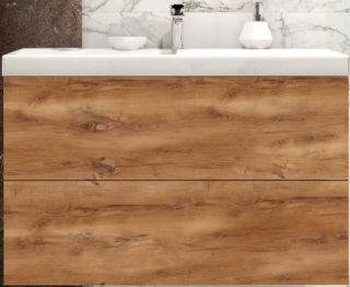 Подвесная тумба под раковину Art&Max Verona Push 90см дуб кельтик AM-Verona-Push-900-2C-SO-RK