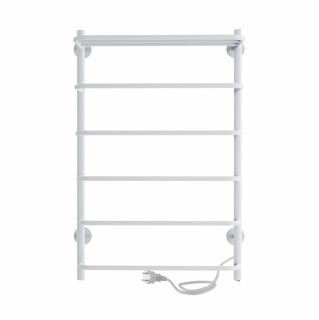 Полотенцесушитель электрический Indigo Hit LHE80-50WMR с полкой 80x50 см белый матовый
