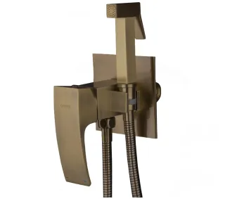 Гигиенический душ со смесителем Gappo G7207-4 бронза